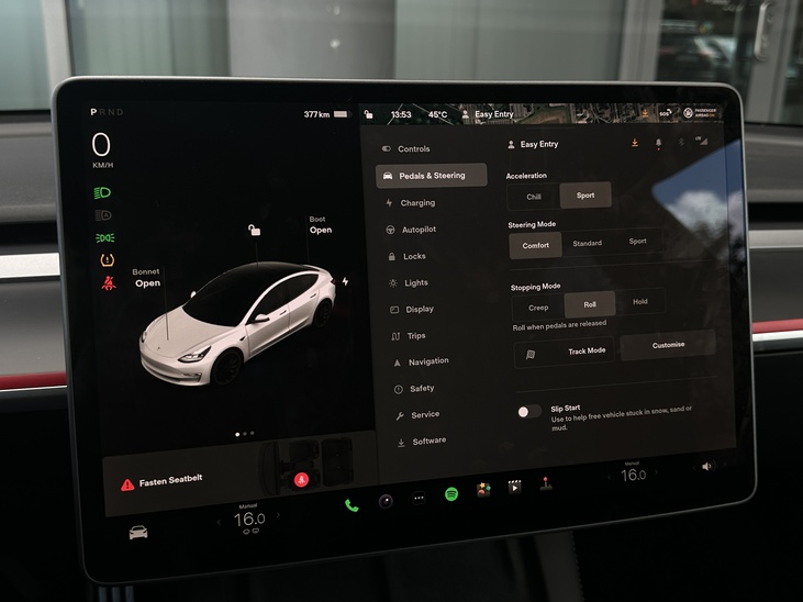 Tesla Model 3 Performance Air Suspension
